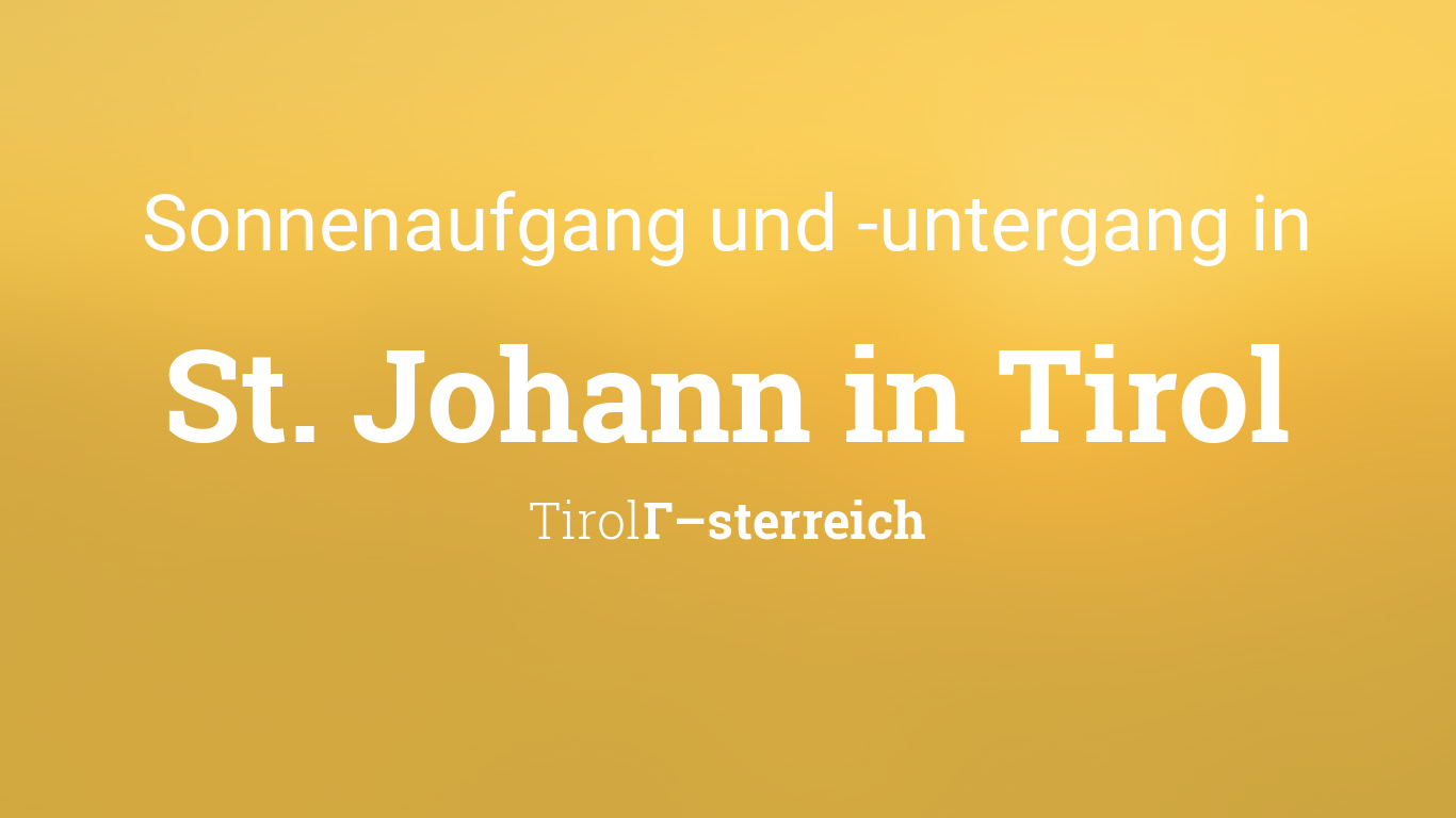 Sankt Johann In Tirol Dating Seite